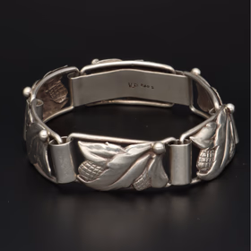 Vintage Danish Silver Bracelet by Viggo Pederson