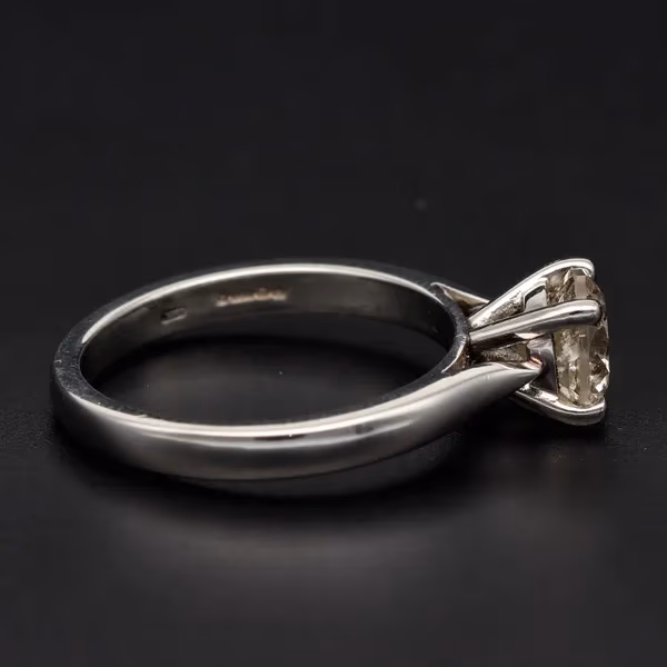 Platinum Diamond Solitaire Ring