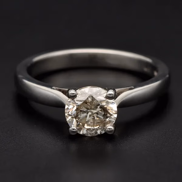 Platinum Diamond Solitaire Ring