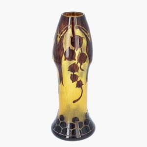 Cameo Glass Vase by Schneider
