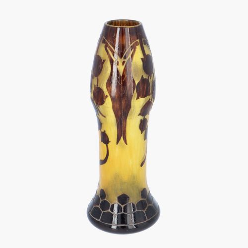 Cameo Glass Vase by Schneider image-2