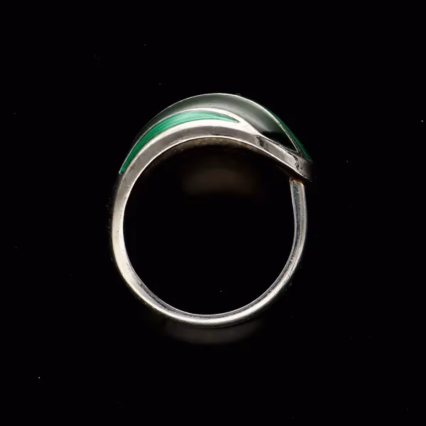 David Andersen Silver Enamel Ring