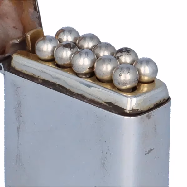 George V Silver Peg Marker Holder