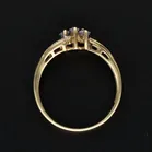 Gold Tanzanite Diamond Ring