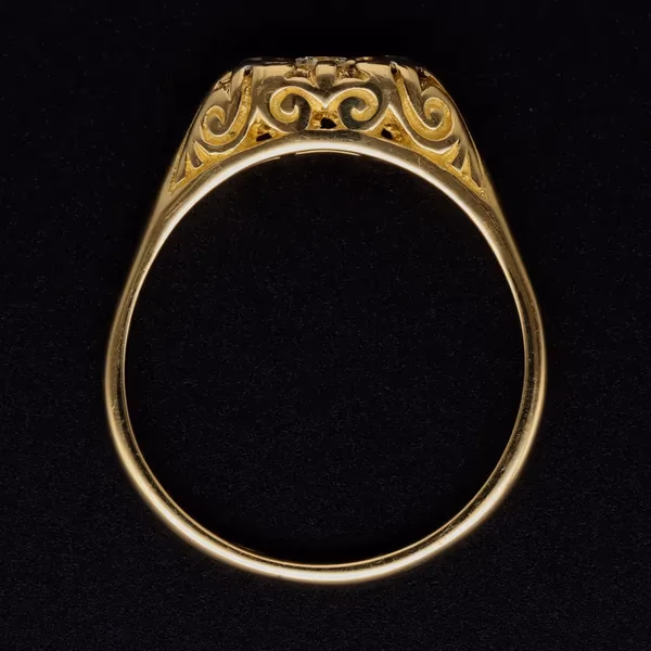 18ct Gold Diamond Trilogy Ring