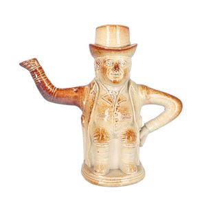 19th Century Brampton Saltglazed Teapot