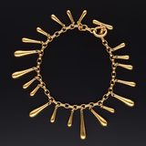 18ct Gold Vermeil Water Drop Bracelet