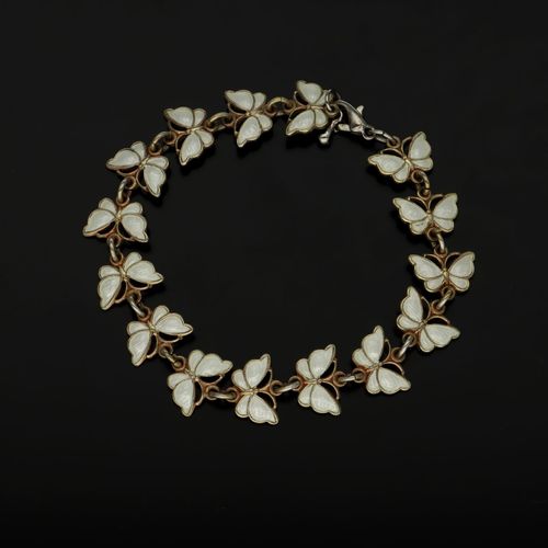 Silver Butterfly Bracelet by Volmer Bahner image-1