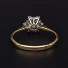 18ct Yellow Gold Diamond Cluster Ring