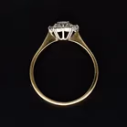18ct Yellow Gold Diamond Cluster Ring