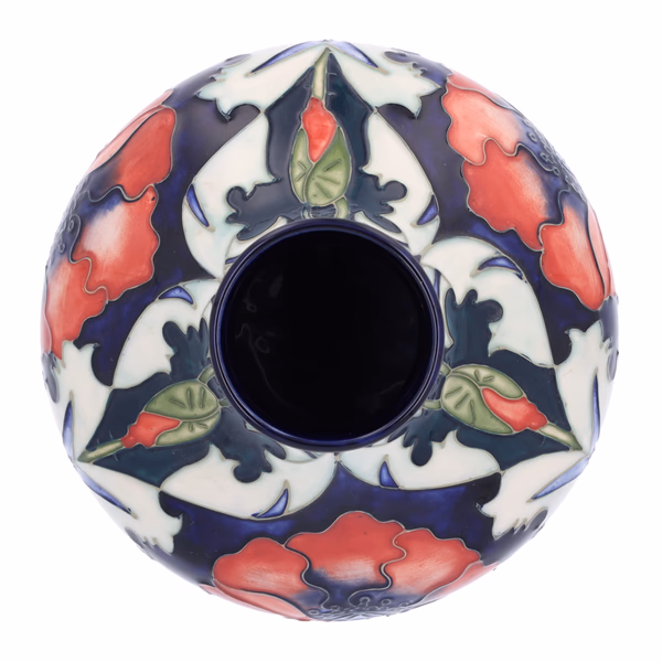Moorcroft Charles Rennie Mackintosh Poppy Vase