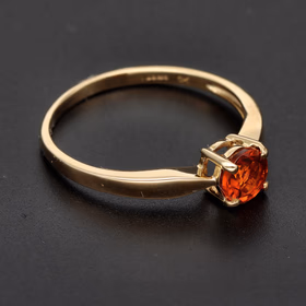 9ct Yellow Gold Butterscotch Citrine Ring