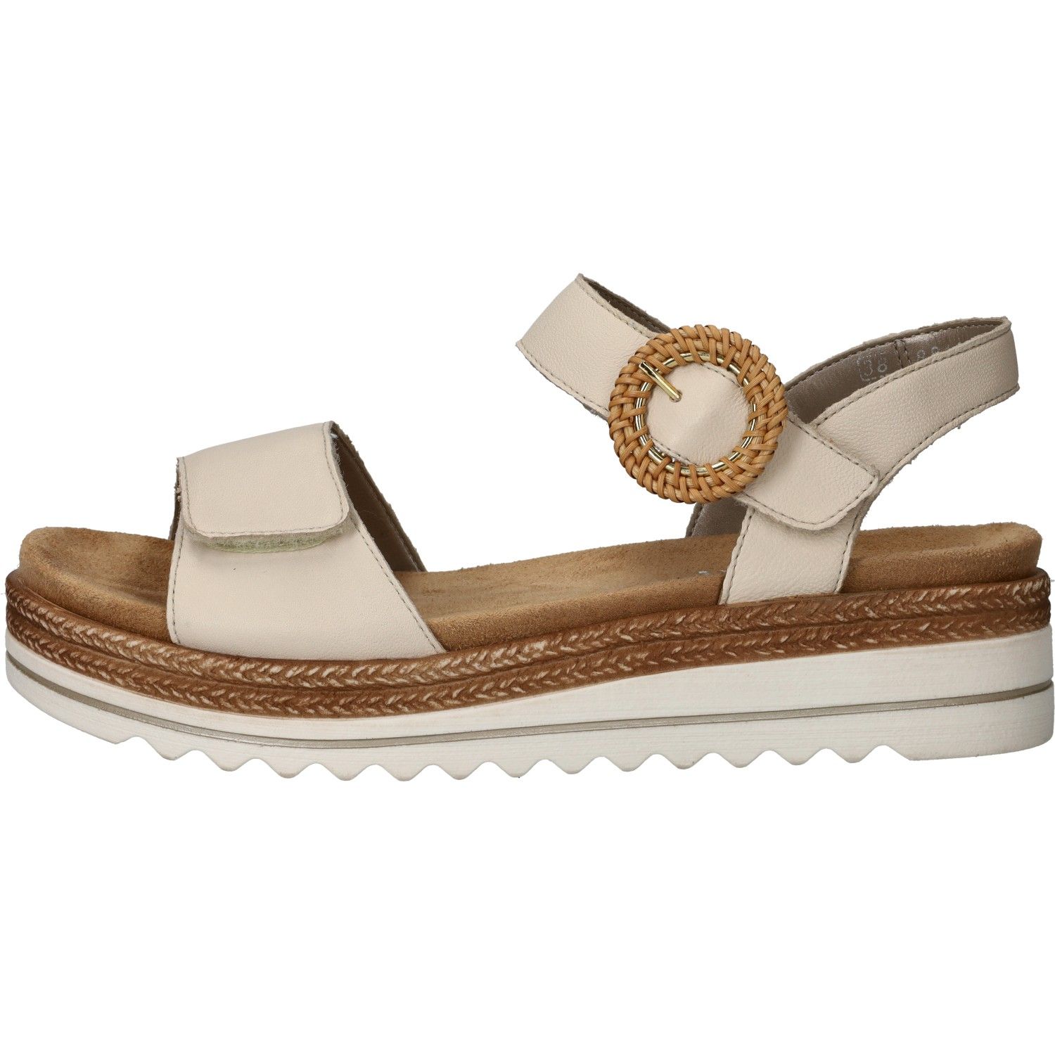 Remonte -Dames - off-white-crÈme-ivoorkleur - sandalen - maat 38