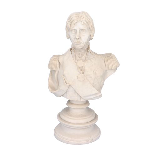 Parianware Bust of Lord Nelson by Fredericks image-2