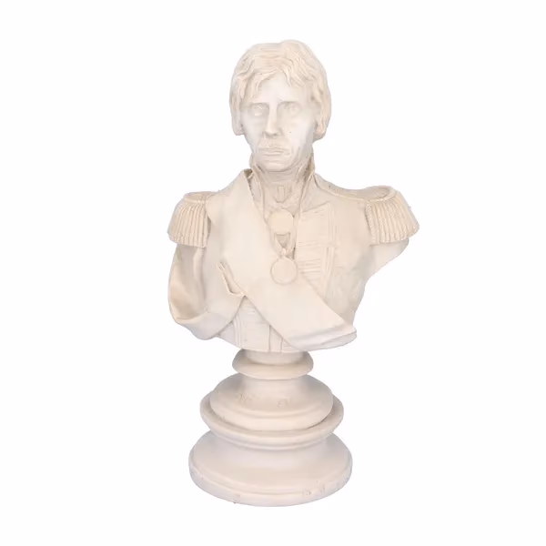 Parianware Bust of Lord Nelson by Fredericks