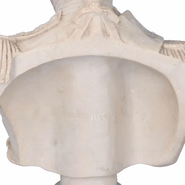 Parianware Bust of Lord Nelson by Fredericks