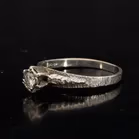 18ct Retro Gold Diamond Ring. London 1973