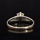 18ct Retro Gold Diamond Ring. London 1973