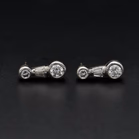 1950s Diamond Drop Earrings