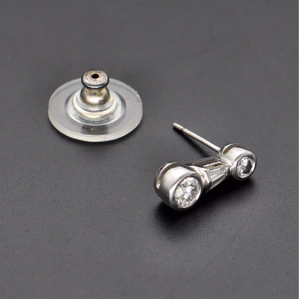 1950s Diamond Drop Earrings