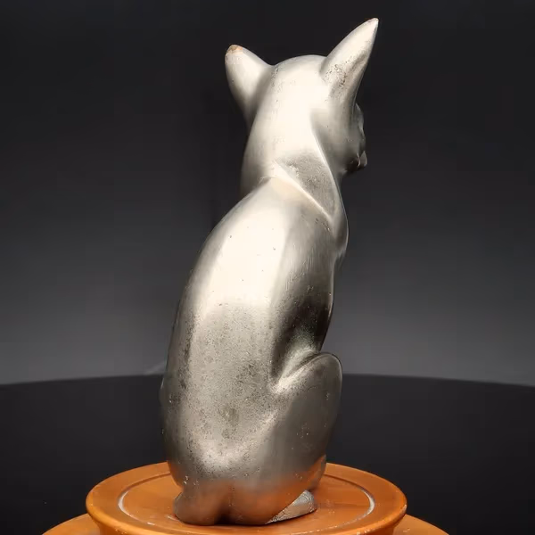 Art Deco Bronze Fox Car Mascot. G Laurent.