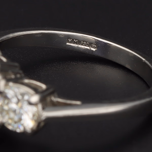 Platinum 3ct Tanzanite & Diamond Ring