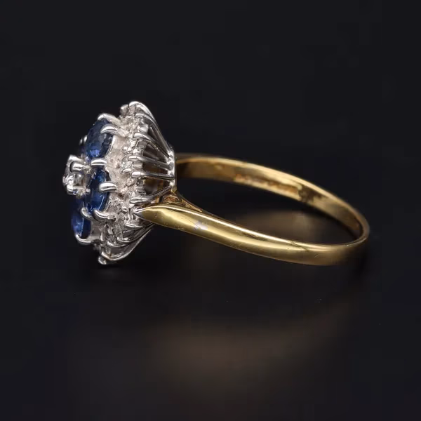 18ct Gold Sapphire and Diamond Ring