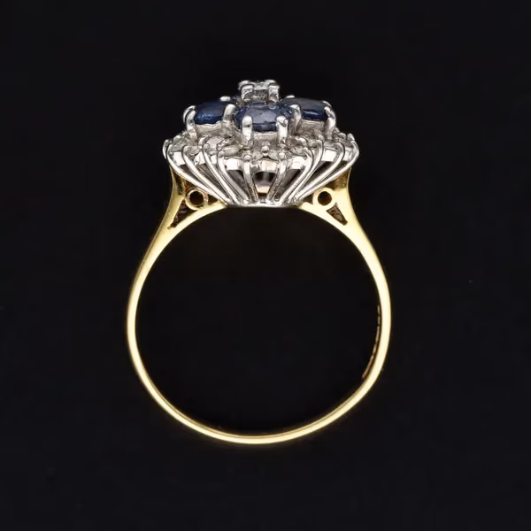 18ct Gold Sapphire and Diamond Ring