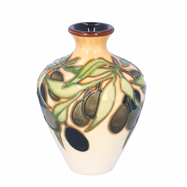 Moorcroft 'Mediterranean Olives' Small Vase