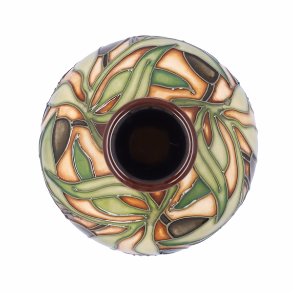 Moorcroft 'Mediterranean Olives' Small Vase