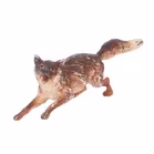 Antique Cold Painted Bronze Fox
