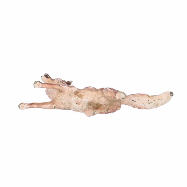Antique Cold Painted Bronze Fox