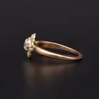 19th Century 15ct Gold Rose Cut Diamond Cluster Ring