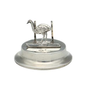 Edwardian Solid Silver Emu Menu Holder