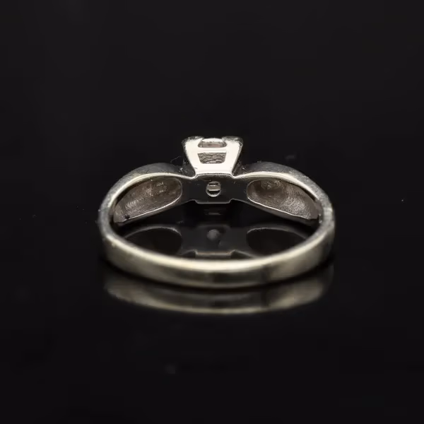 Gold Diamond Ring. Small Size