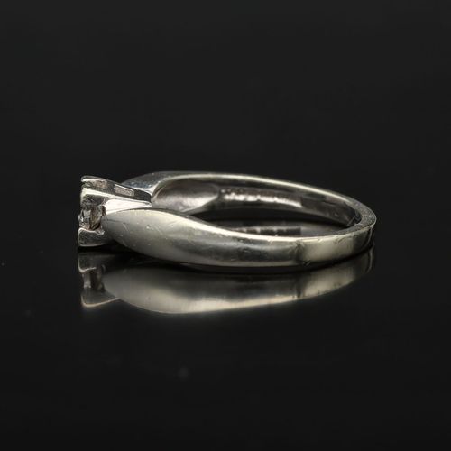 Gold Diamond Ring. Small Size image-4