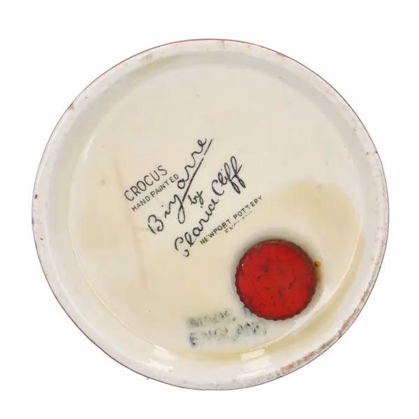 Clarice Cliff Crocus Sugar Sifter Conical