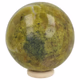 Groene opaal bol 61 mm - 360° presentation