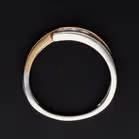 18ct Bi Colour Gold Diamond Ring