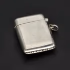 20th Century Silver & Enamel Vesta Case