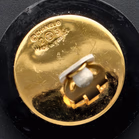 Chanel Vintage Coco Mark Matelasse Clip On Earrings