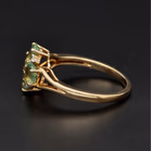 9ct Gold Emerald and Diamond Ring