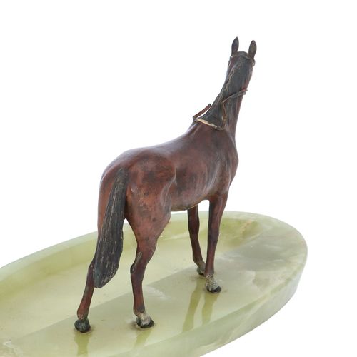 Cold Painted Bronze Horse Desk tidy image-6