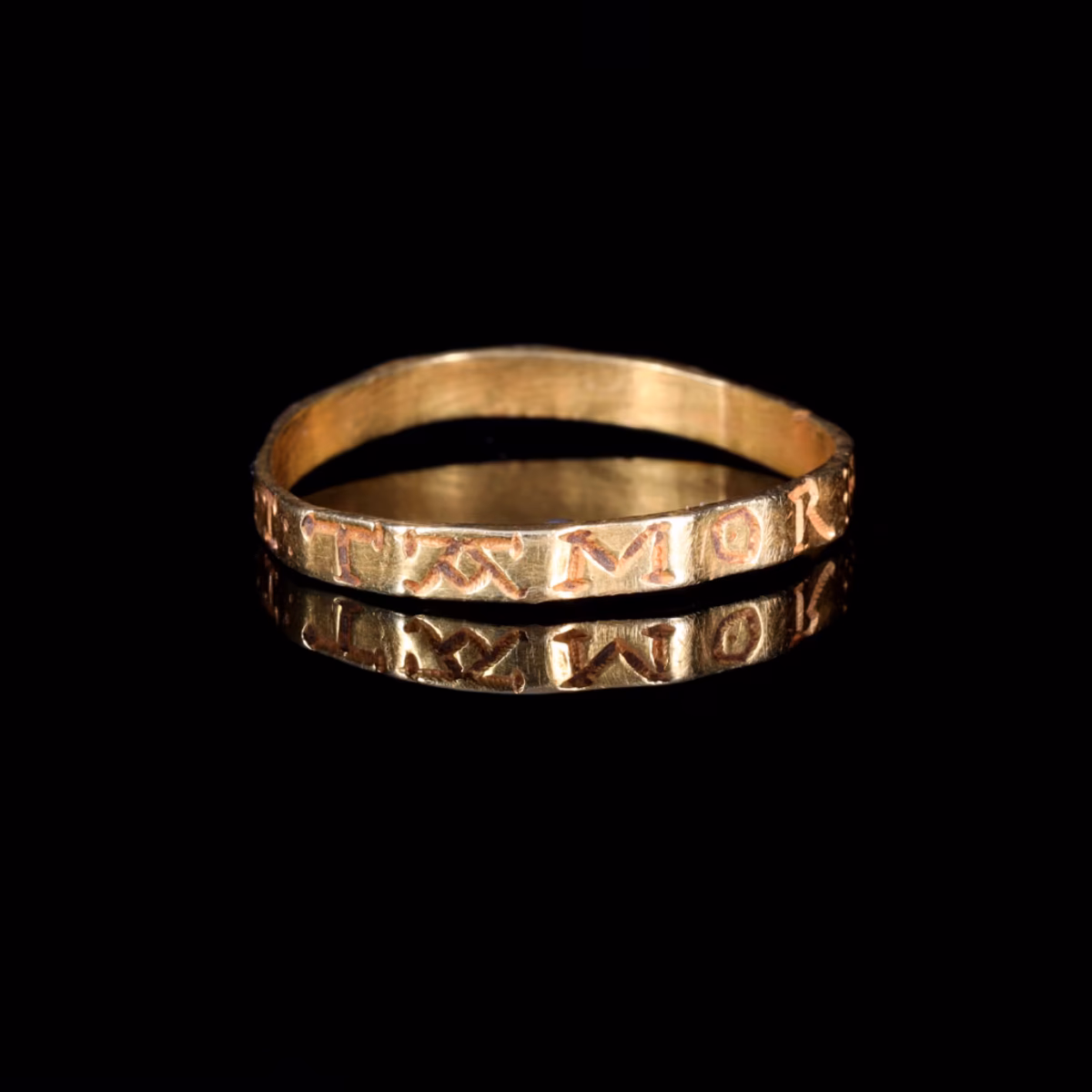 360° view of The Medieval 13th Century Lovers Posy Ring