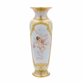 Pair of Doulton Lambeth Carrara Ware Vases by Ada Dennis
