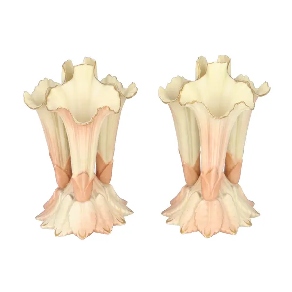 Pair of Locke & Co Blush Ivory Vases