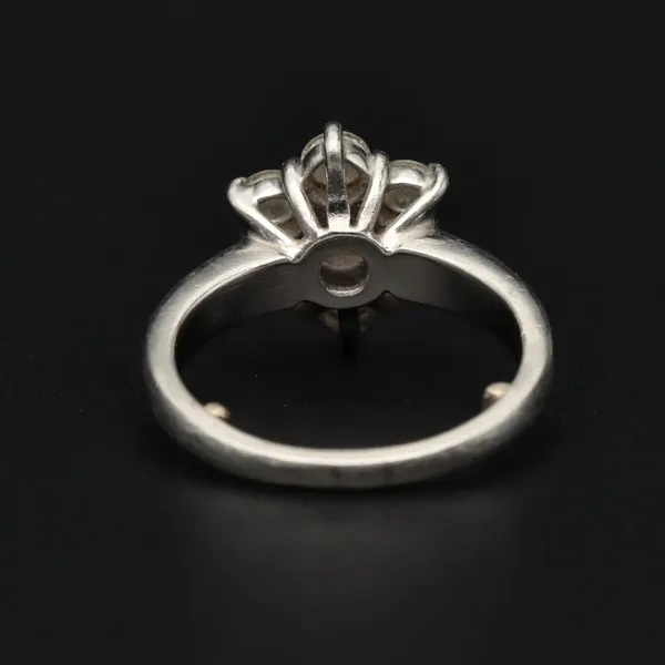 Platinum Diamond Cluster Ring