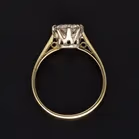 18ct Yellow Gold Solitaire Diamond Ring