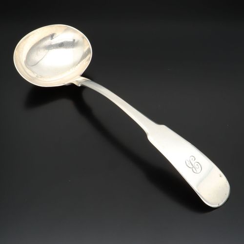 Early 19th Century Newcastle Silver Sauce Ladle image-1