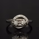 18ct Gold Diamond Ring. London 1972